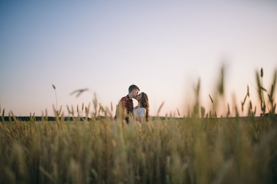 Complicité amoureuse au crépuscule